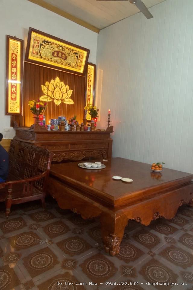 Phòng thờ Gia Tiên và Thần Tài đẳng cấp - Bàn Thờ Chung Cư